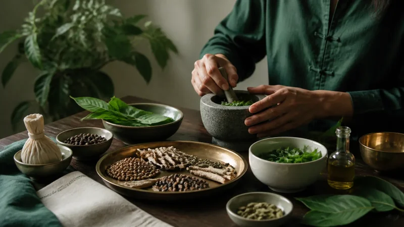 découvrez la médecine ayurvédique, une approche holistique de la santé originaire de l'inde. cette pratique millénaire se concentre sur l'équilibre entre le corps, l'esprit et l'âme pour promouvoir le bien-être. apprenez-en davantage sur ses principes fondamentaux et ses bienfaits.