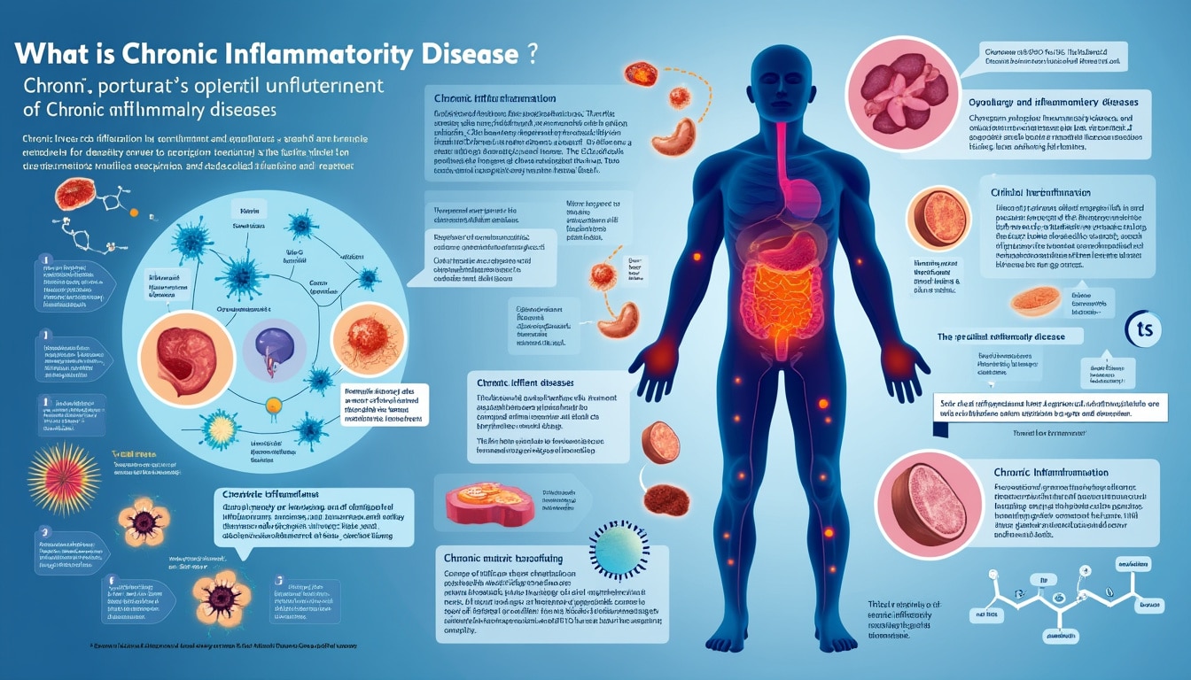 découvrez ce qu'est la maladie inflammatoire chronique, une condition de santé touchant diverses parties du corps, ses symptômes, ses causes et ses impacts sur la vie quotidienne.