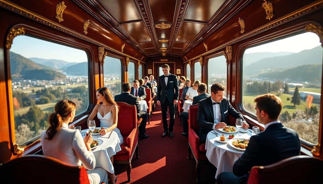 découvrez le voyage en train de luxe, une expérience inoubliable alliant confort, élégance et paysages à couper le souffle. apprenez-en plus sur cette forme de tourisme raffinée qui transforme chaque trajet en une aventure mémorable.