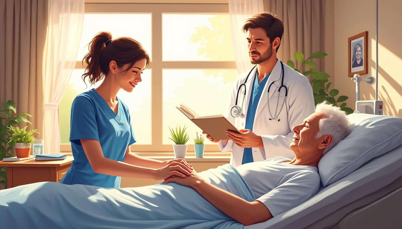 découvrez la médecine palliative : définition, objectifs et principes fondamentaux. apprenez comment cette approche médicale vise à améliorer la qualité de vie des patients face à des maladies graves, en se concentrant sur le soulagement de la douleur et le soutien psychologique.